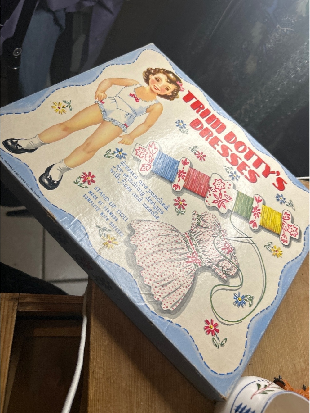 Vintage trim Dotty's Paper Doll Dress Set